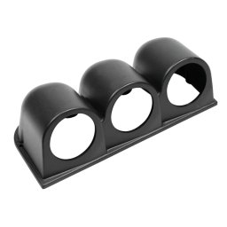 Suport triplu pentru instrumente de bord 52 mm, negru, Pilot Lampa