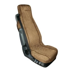 Husa scaun camion Monica din microfibra matlasata, bej, 1 buc