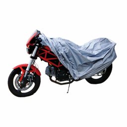 Prelata impermeabila pentru motocicleta Ventura M, gri, 203x119x89 cm