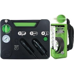 Compresor auto 12V cu spuma pentru pana Flat Tire Slime