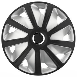 Capace roti furgoneta Cridem VAN Craft RC, 16 inch, set 4, negru argintiu