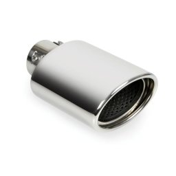 Ornament toba esapament TS-65 din inox lustruit, sunet sport, 37-42 mm