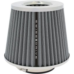 Filtru de aer sport universal gri cu 4 inele pentru tuning auto