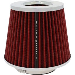 Filtru aer universal rosu 120x157x150 mm cu 4 adaptori 60/65/70/75 mm