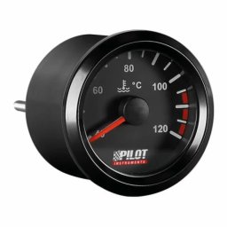 Manometru temperatura apa Black Analog 52 mm, 9-32V, cu senzor inclus