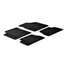 Covorase auto din cauciuc pentru Kia Picanto 2004+, set 4 piese