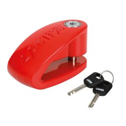 Antifurt pentru disc de frana motocicleta Stone XL, bolt Ø10 mm, rosu