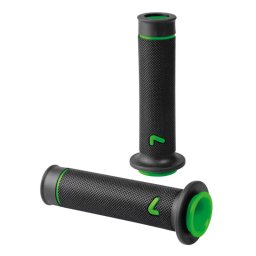 Manere ghidon moto universale Sport-Grip, 2 bucati, negru/verde