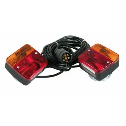 Set lampi stop magnetice 12V pentru remorca cu cablu 7,5 m, Lampa