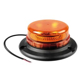 Girofar stroboscopic LED galben 12/24V omologat, 45 LED-uri, 150 mm