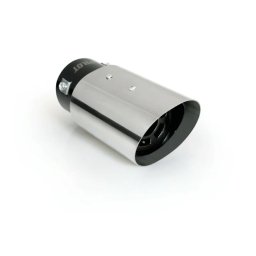 Ornament toba esapament TS-03 din inox lustruit, sunet sport, Ø50-62 mm