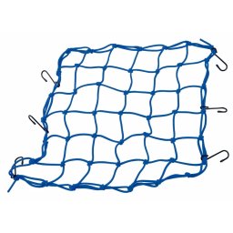 Plasa elastica pentru fixat bagaje Spider 42x42 cm, albastra