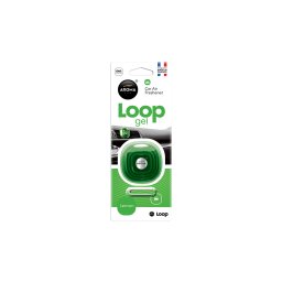 Odorizant auto pentru grila de ventilatie AMIO Car Loop Gel Lemon, 1 buc