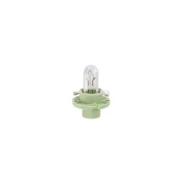 Bec bord auto 12V 2W cu soclu BX8,4d, suport verde deschis, Narva