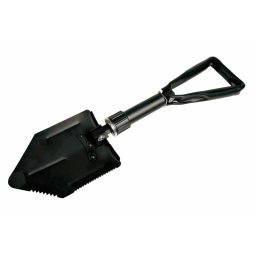 Lopata pliabila din metal Patrol, cu maner rabatabil si husa, 58 cm