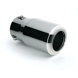Ornament toba esapament TS-63 din inox lustruit, sunet sport, Ø48-61 mm