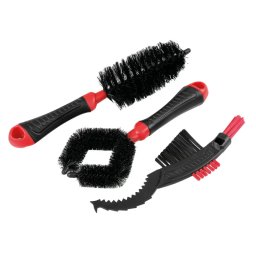 Set 3 perii pentru curatarea motocicletei si bicicletei Lampa