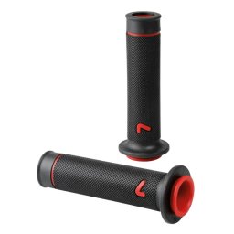 Manere ghidon motocicleta universale Sport-Grip, negru/rosu