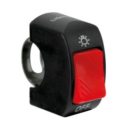 Intrerupator universal On-Off pentru ghidon moto 12V 10A, prindere 22 mm