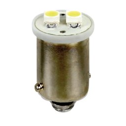 Bec LED BA9s 12V alb, 2 SMD, set 2 buc pentru iluminare interioara auto