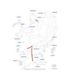 Capac lateral scaun fata stanga Ford Focus II C-Max original Ford