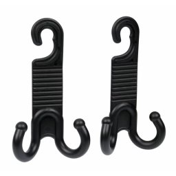 Carlige pentru tetiera auto suport bagaje, negru, 2 bucati, 15 kg