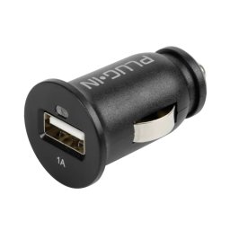 Priza USB auto pentru bricheta 12/24V, 1A, cu indicator LED Lampa