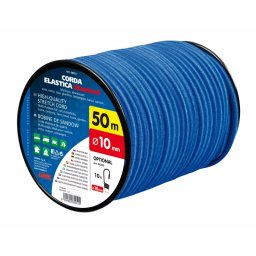 Cordon cauciucat elastic Lampa 10 mm x 50 m, albastru, multifunctional