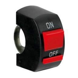 Intrerupator universal On-Off X2 pentru ghidon moto, 12V, 10A