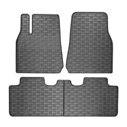 Set covorase auto din cauciuc pentru Tesla Model Y 2020+, negre