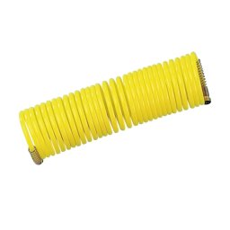 Furtun aer spiralat Lampa 7,5 m pentru compresor, presiune 14 bari