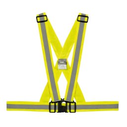 Ham reflectorizant reglabil X-Belt galben, omologat EN13356, universal