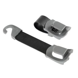 Carlige auto multifunctionale pentru tetiera Hang-It, gri, set 2 buc