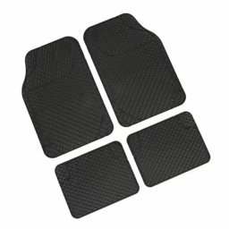 Covorase auto universale din cauciuc Drena Gomma 4 piese, negre