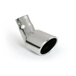 Ornament toba esapament curbat TS-21 din inox lustruit, Ø30-45 mm