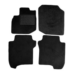 Set covorase auto din mocheta pentru Honda City 2007+, negre, 4 piese