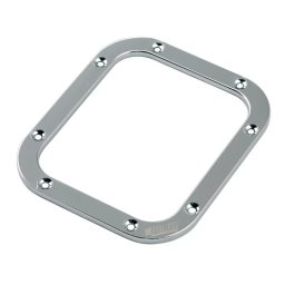 Ornament cromat din aluminiu pentru burduf schimbator auto, model L