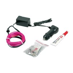 Fir luminos auto EL 12V violet, 100 cm, cu adeziv pentru interior si exterior