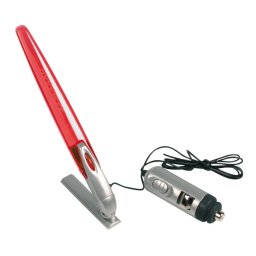 Lampa LED interior auto 12V rosie, brat reglabil si baza adeziva