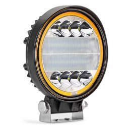 Proiector LED rotund din metal cu Angel Eyes, 2 functii, 9-36V, Amio