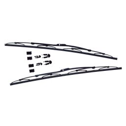 Lame stergator auto cu grafit 45 cm, universale, set 2 bucati