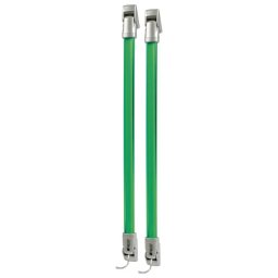 Benzi luminoase auto verzi El-Stripe 12V, 21 cm, set 2 buc