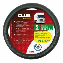 Husa volan camion Club Premium, negru, S 42-44 cm, aderenta ridicata