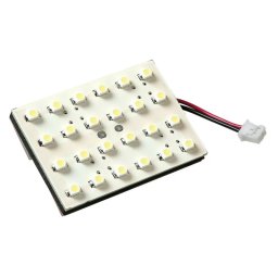 Panou LED SMD rosu 24V cu 24 LED-uri, 35x65 mm, pentru interior auto