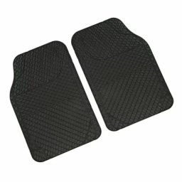 Covorase auto fata universale din cauciuc Drena Gomma 2 buc, negre