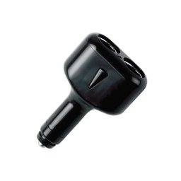 Priza dubla bricheta auto 12/24V cu LED si siguranta, Lampa SP-2