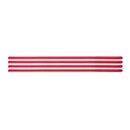 Ornamente reflectorizante pentru bara auto Cata-Reflex, 4 buc, rosu, 370x10 mm