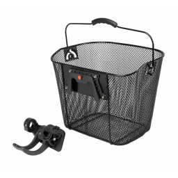 Cos de cumparaturi pentru bicicleta cu fixare rapida pe ghidon, 24L