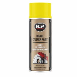 Vopsea spray pentru etrieri frana K2, galben lucios, 400 ml
