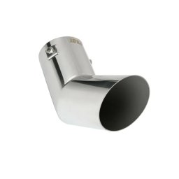 Ornament toba esapament curbat TS-41 din inox lustruit, 43-56 mm